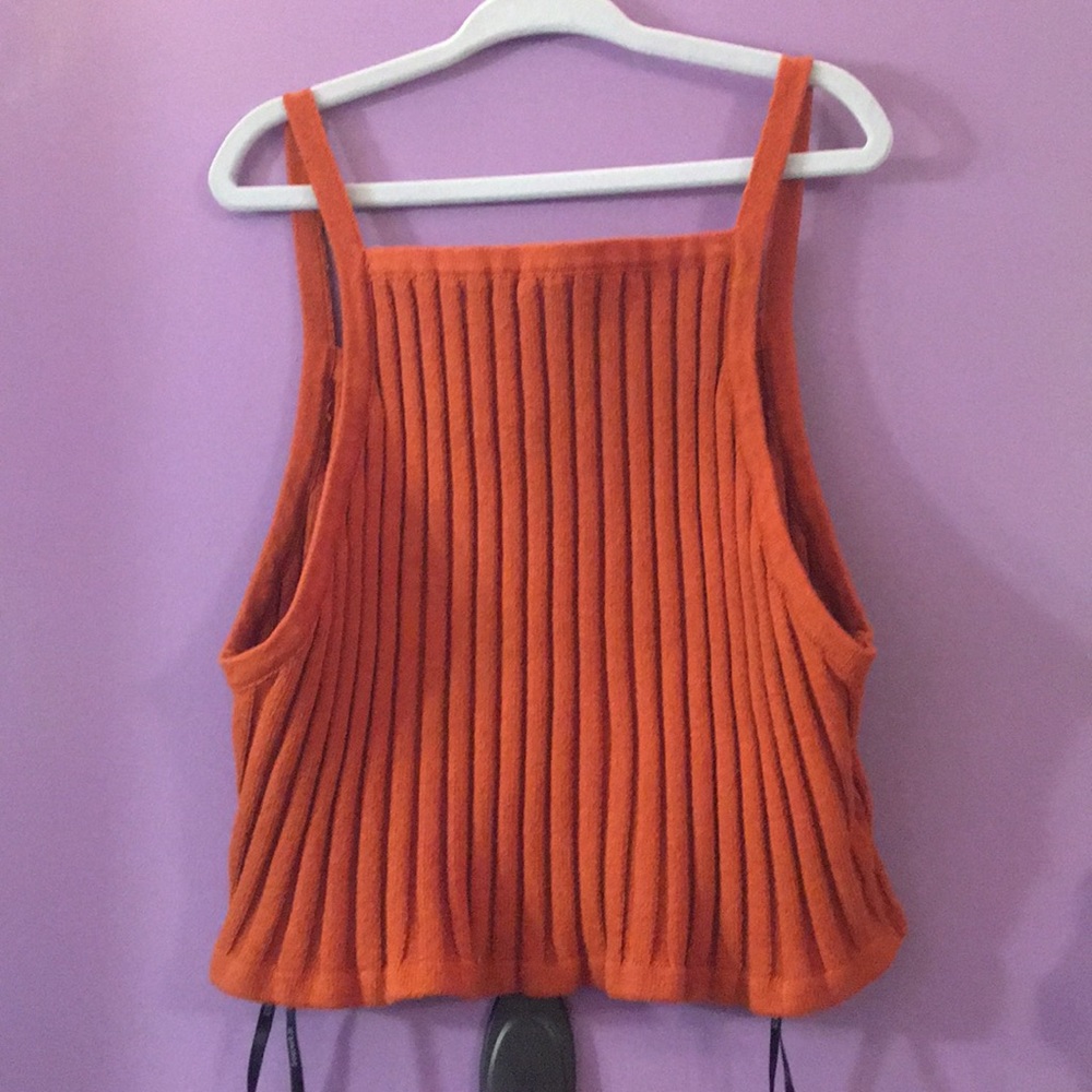 forever 21 orange crop top